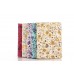 iPad Air iPad 5 - Blue Flower Pattern PU Leather Flip Stand Protective Cover Case